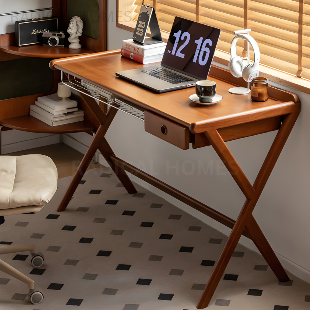 JORI Modern Solid Wood Study Table - Radical Homes Singapore