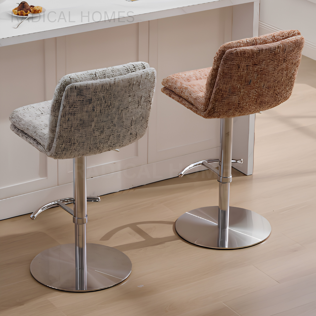 WINSEL Modern Fabric Bar Stool