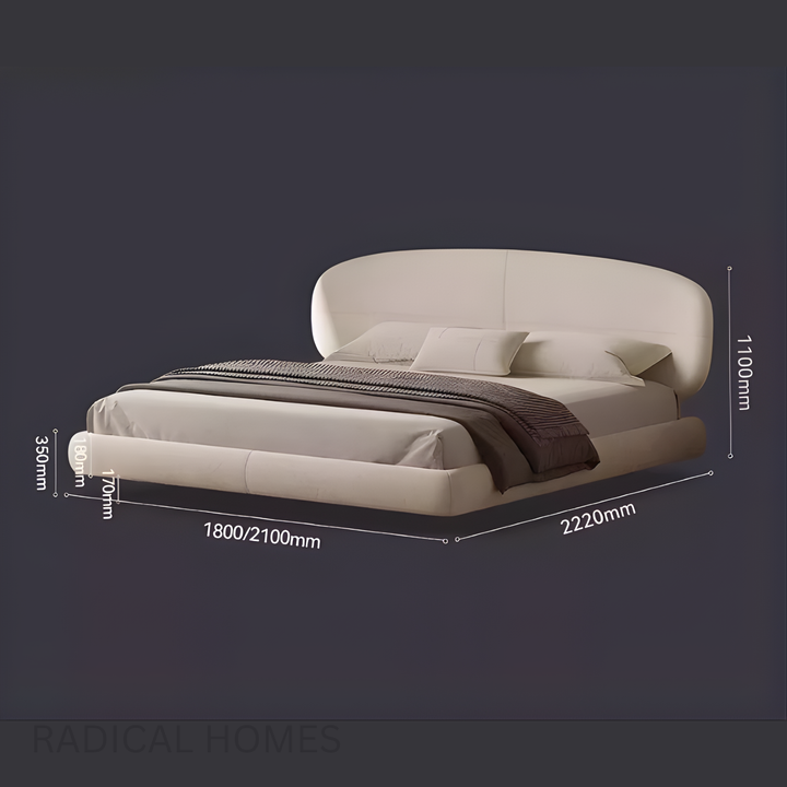 SHIANO Minimalist Floating Fabric Bedframe