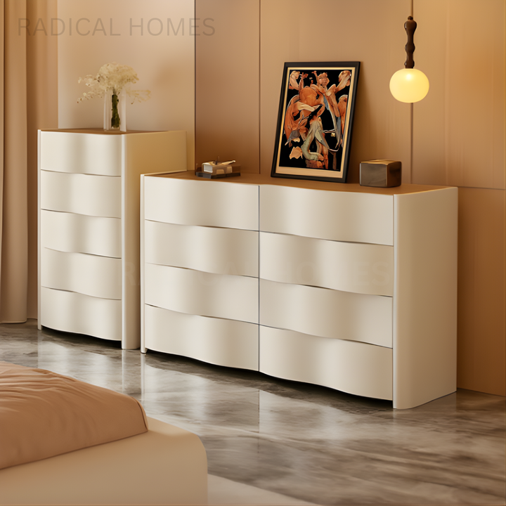 DAGER Modern Solid Wood Chest of Drawers - Radical Homes Singapore