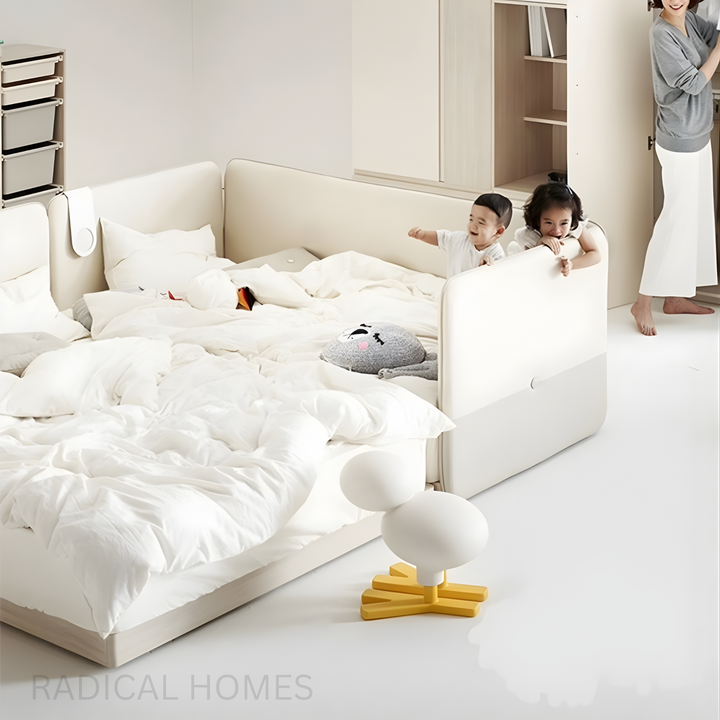 HIKARI Japanese Fabric Children’s Bedframe