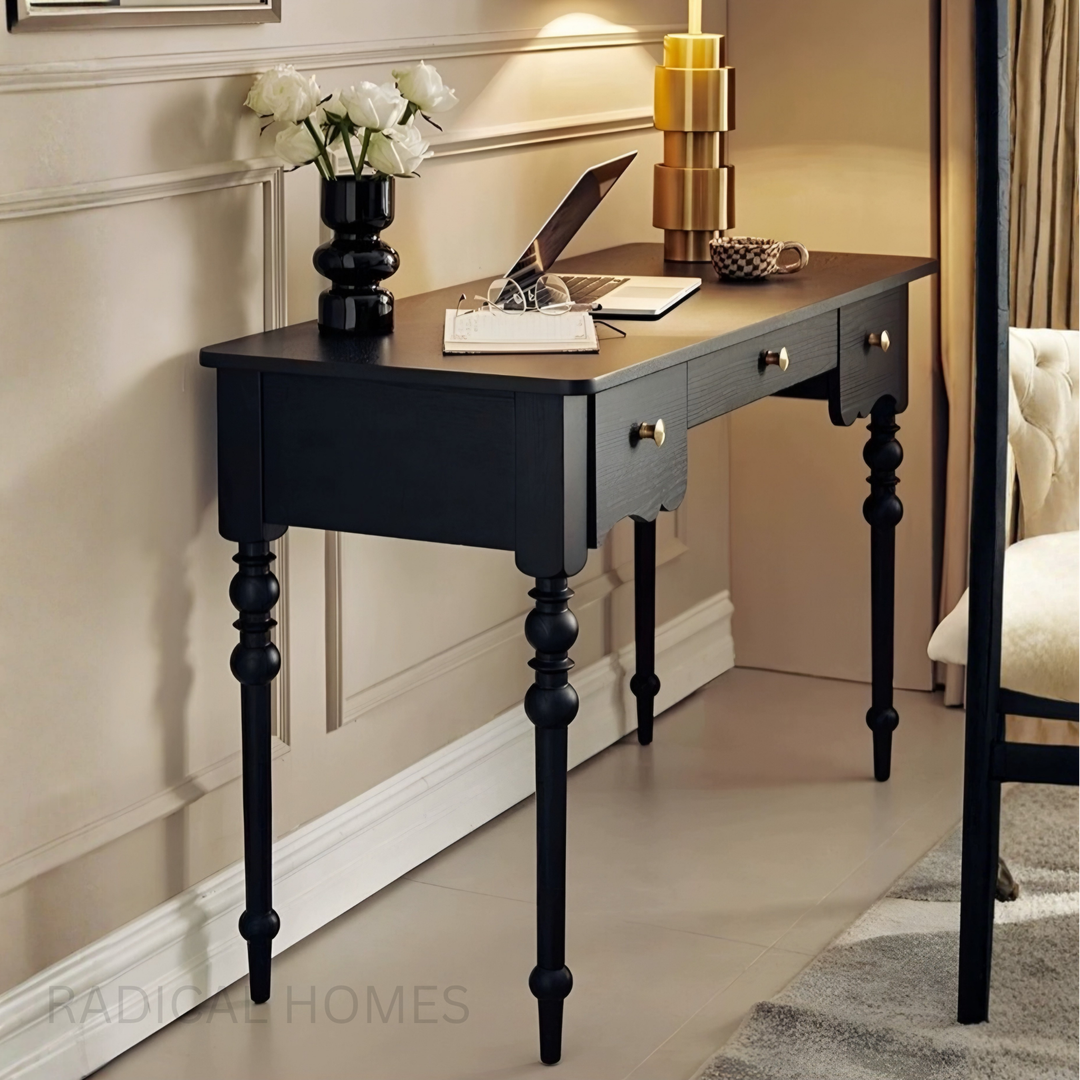Study Table Rustic MAISON Rustic Solid Wood Study Desk – Radical Homes