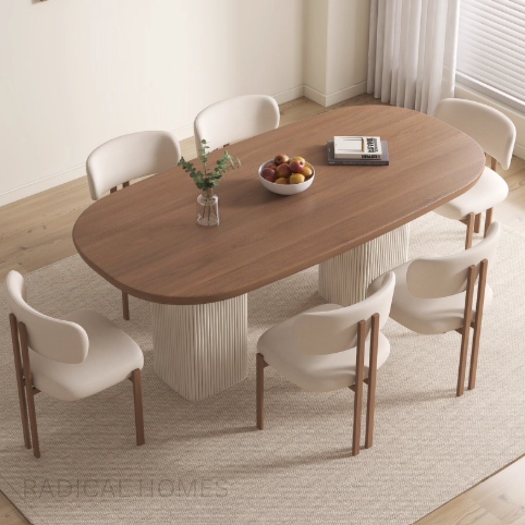 KILLIE Modern Solid Wood Dining Table