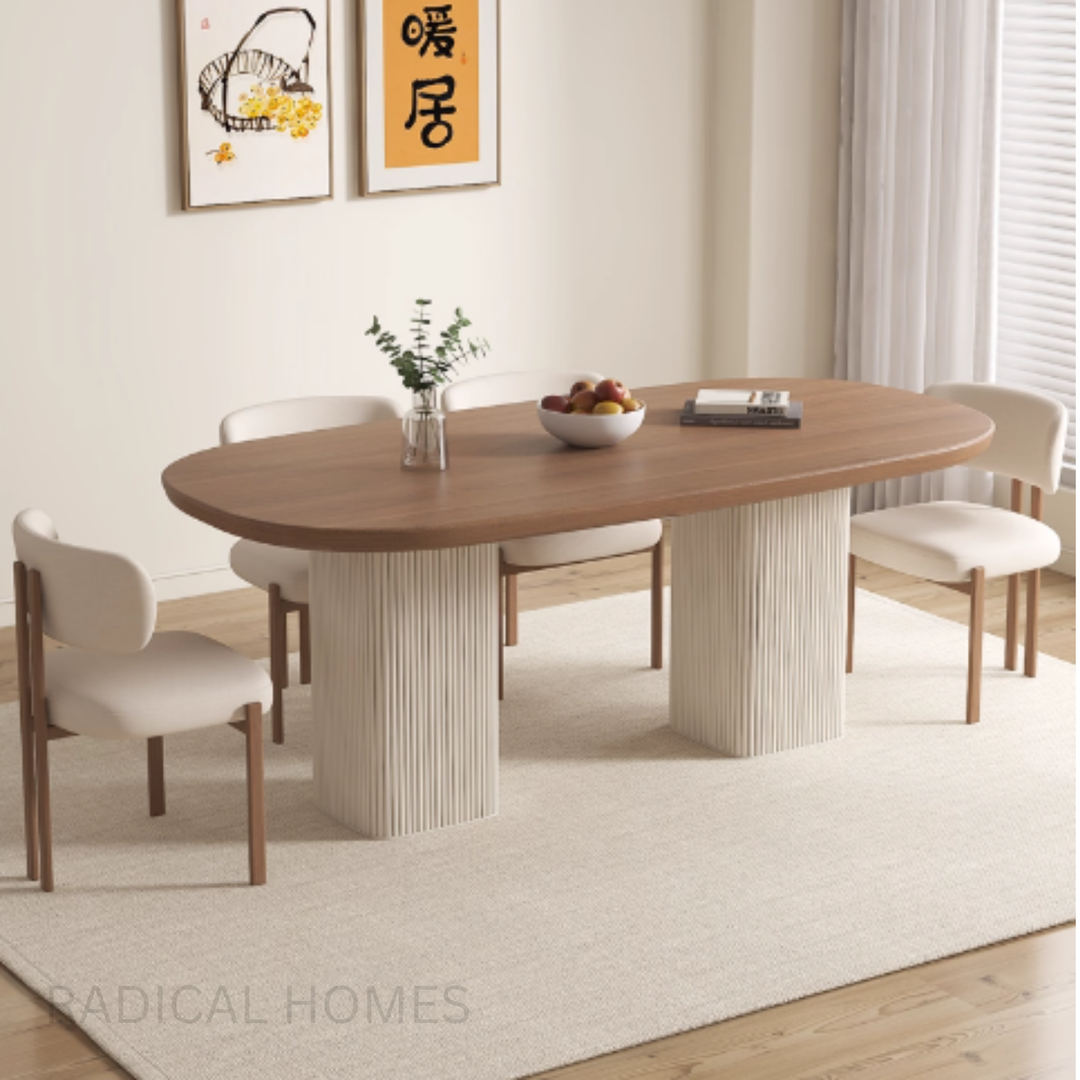 KILLIE Modern Solid Wood Dining Table