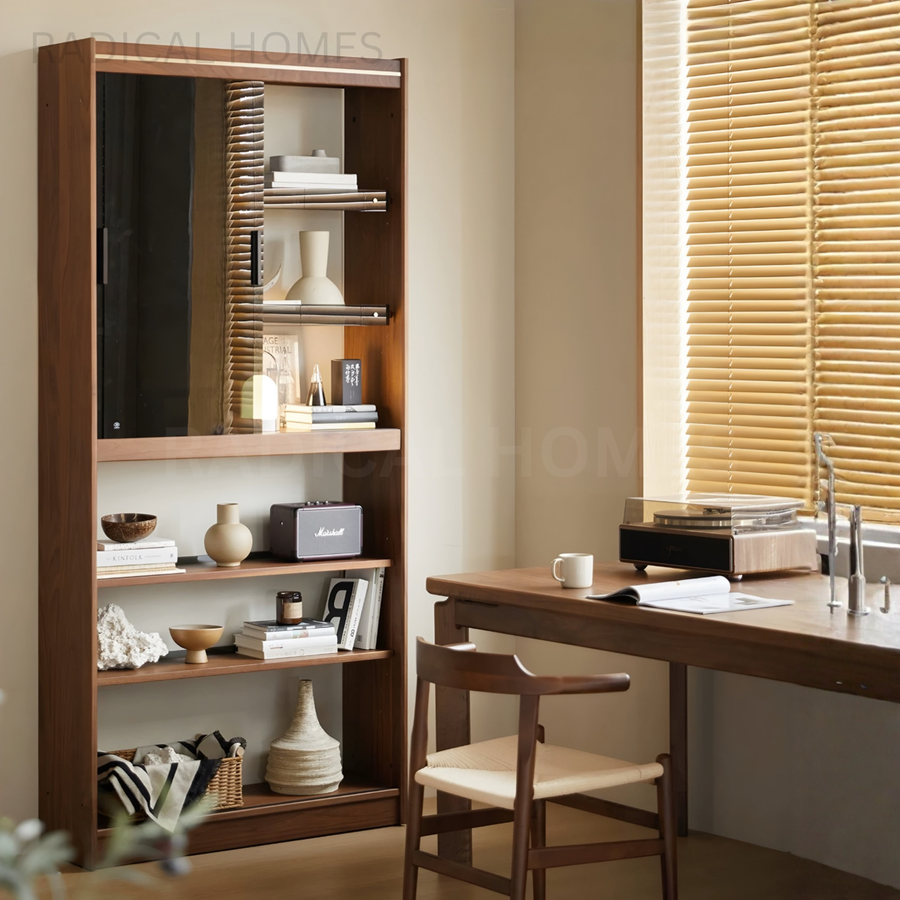 DYLAN Modern Solid Wood Display Shelf - Radical Homes Singapore