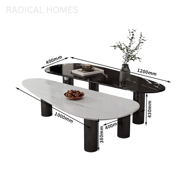 MIKE Modern Sintered Stone Coffee Table - Radical Homes Singapore