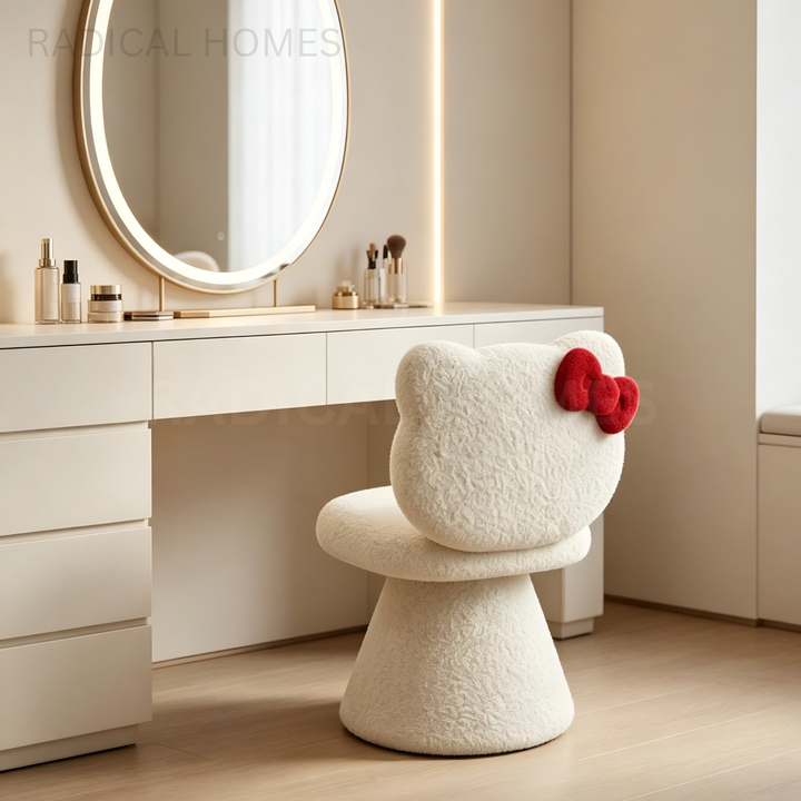 FELINE Modern Boucle Vanity Chair