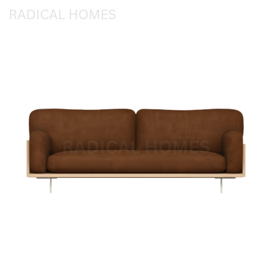 IDA Modern Leather Sofa - Radical Homes Singapore