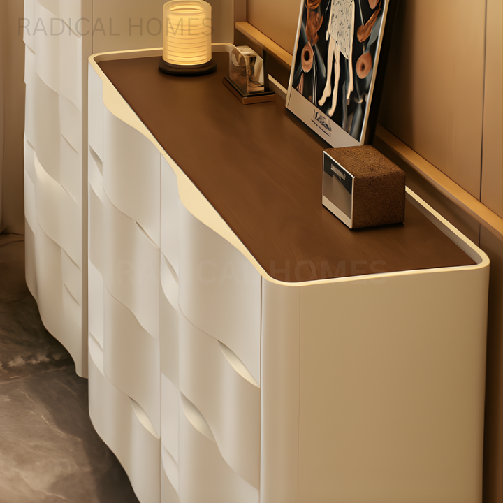 DAGER Modern Solid Wood Chest of Drawers - Radical Homes Singapore