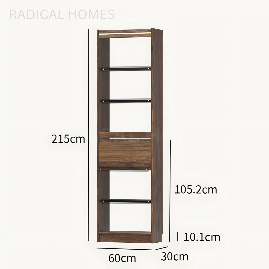 DYLAN Modern Solid Wood Display Shelf - Radical Homes Singapore