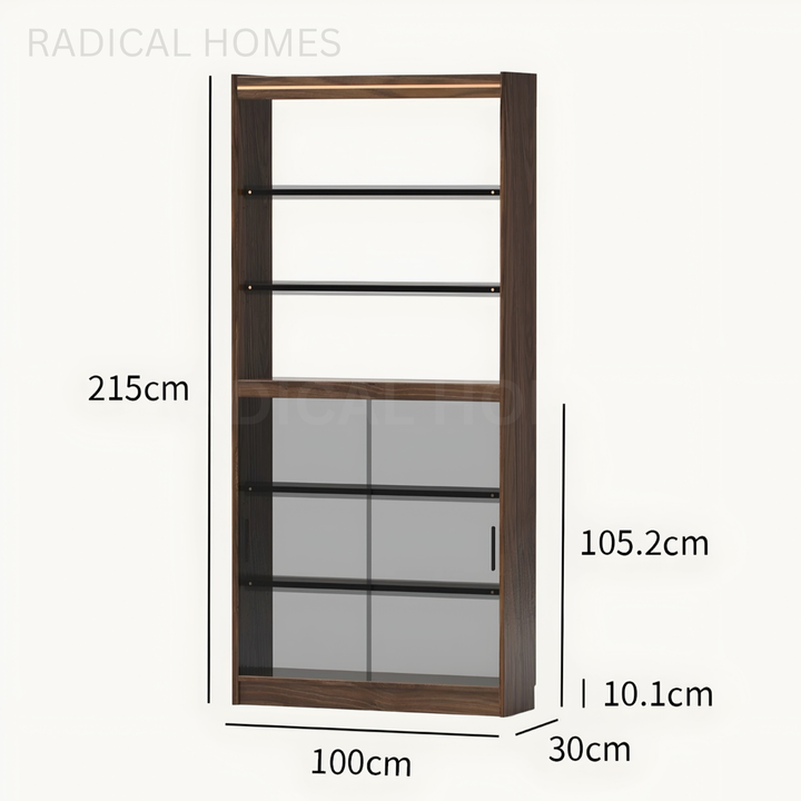 DYLAN Modern Solid Wood Display Shelf - Radical Homes Singapore