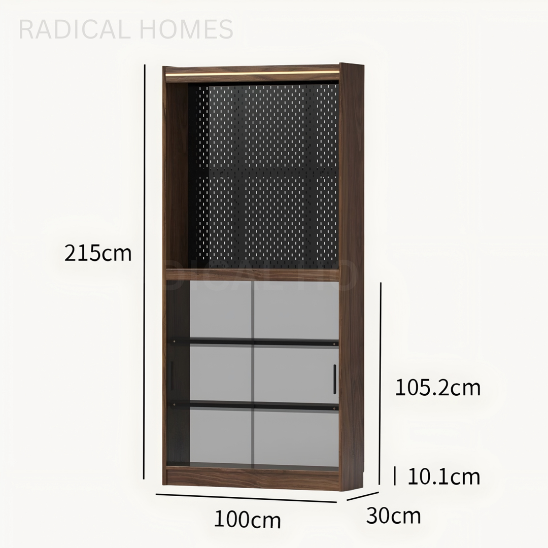 DYLAN Modern Solid Wood Display Shelf - Radical Homes Singapore