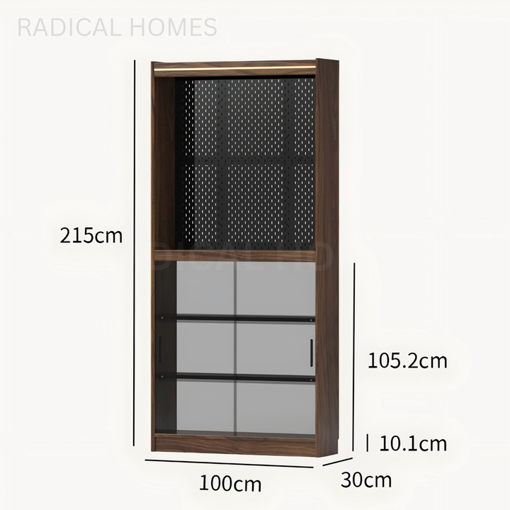 DYLAN Modern Solid Wood Display Shelf - Radical Homes Singapore