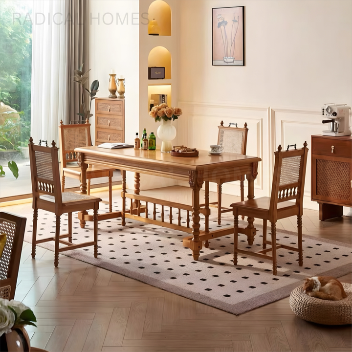 ALATRA Victorian Solid Wood Dining Table