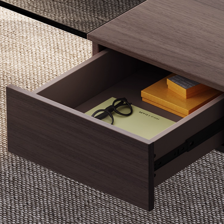 NOIR Modern Tempered Glass Study / Office Table