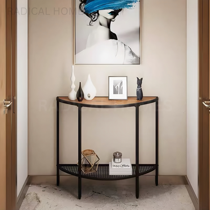 CENA Farmhouse Solid Wood Console Table