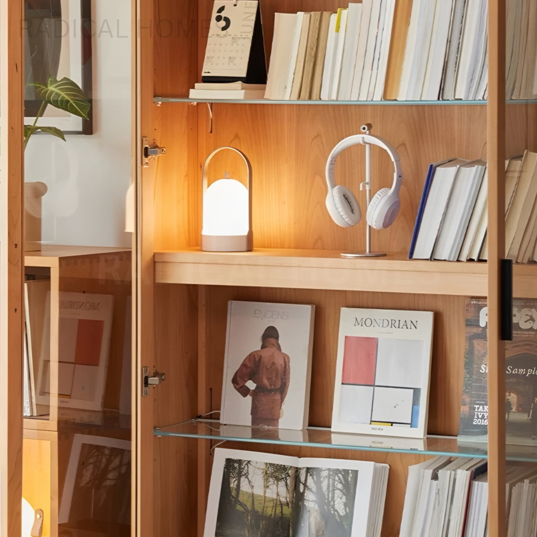 MAUI Modern Solid Wood Display Cabinet - Radical Homes Singapore