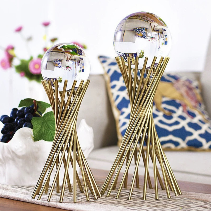 SMITHE Crystal Ball Gold Ornament - Radical Homes Singapore