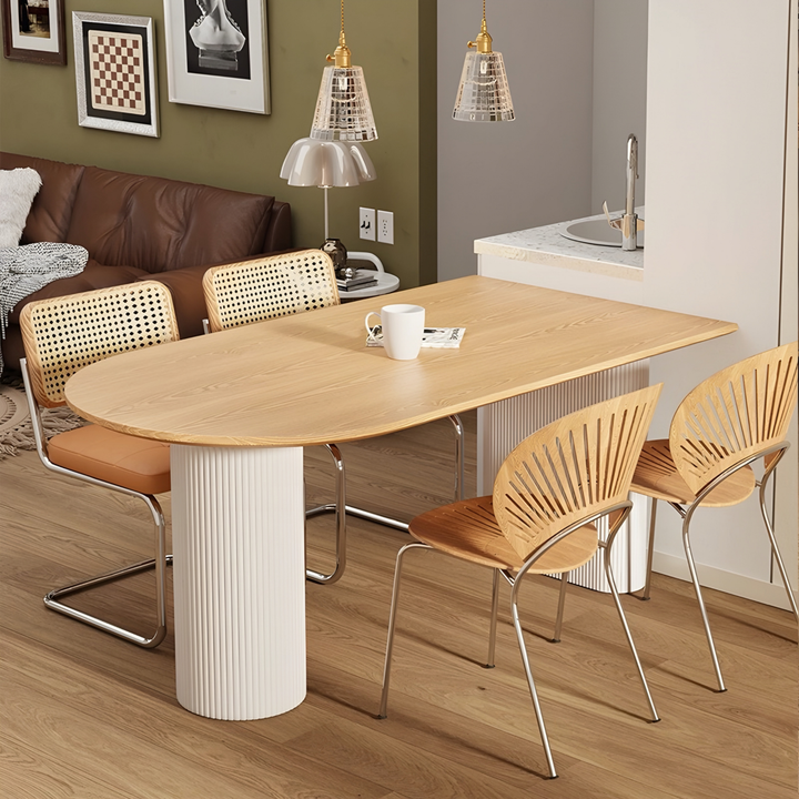 JOPHO Japandi Solid Wood Dining Table