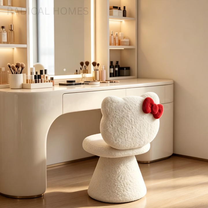 FELINE Modern Boucle Vanity Chair