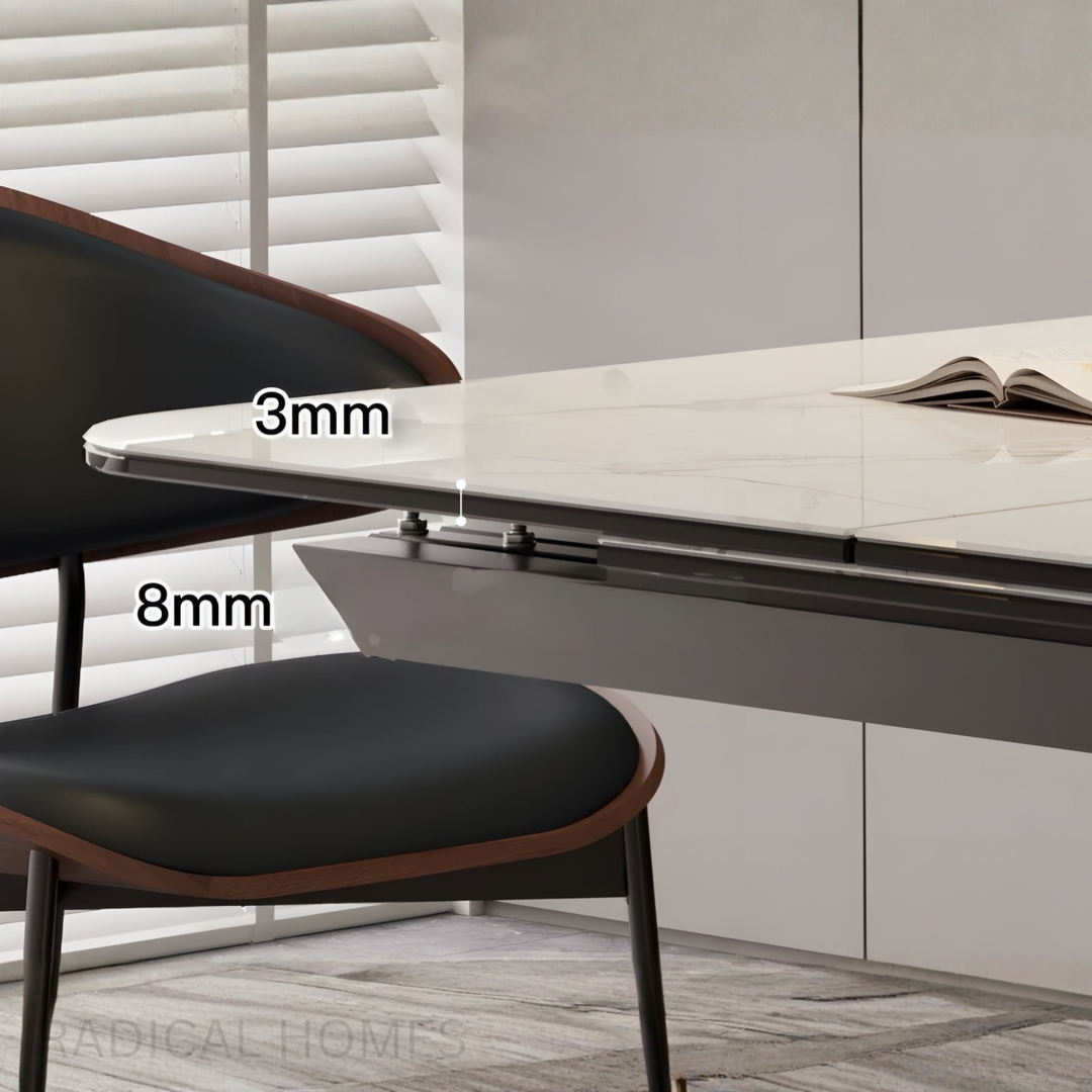 QUADRIA Extendable Sintered Stone Dining Table