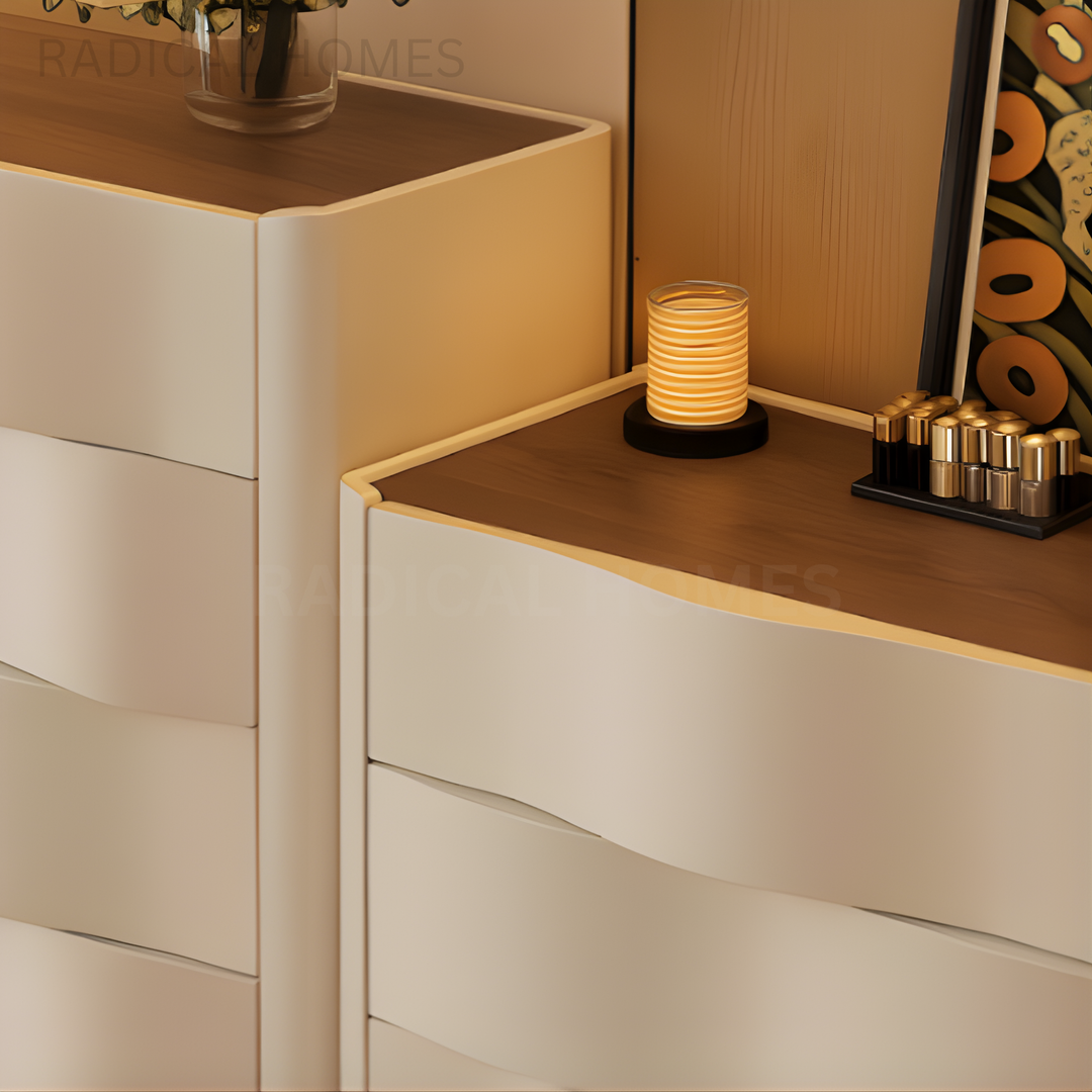 DAGER Modern Solid Wood Chest of Drawers - Radical Homes Singapore