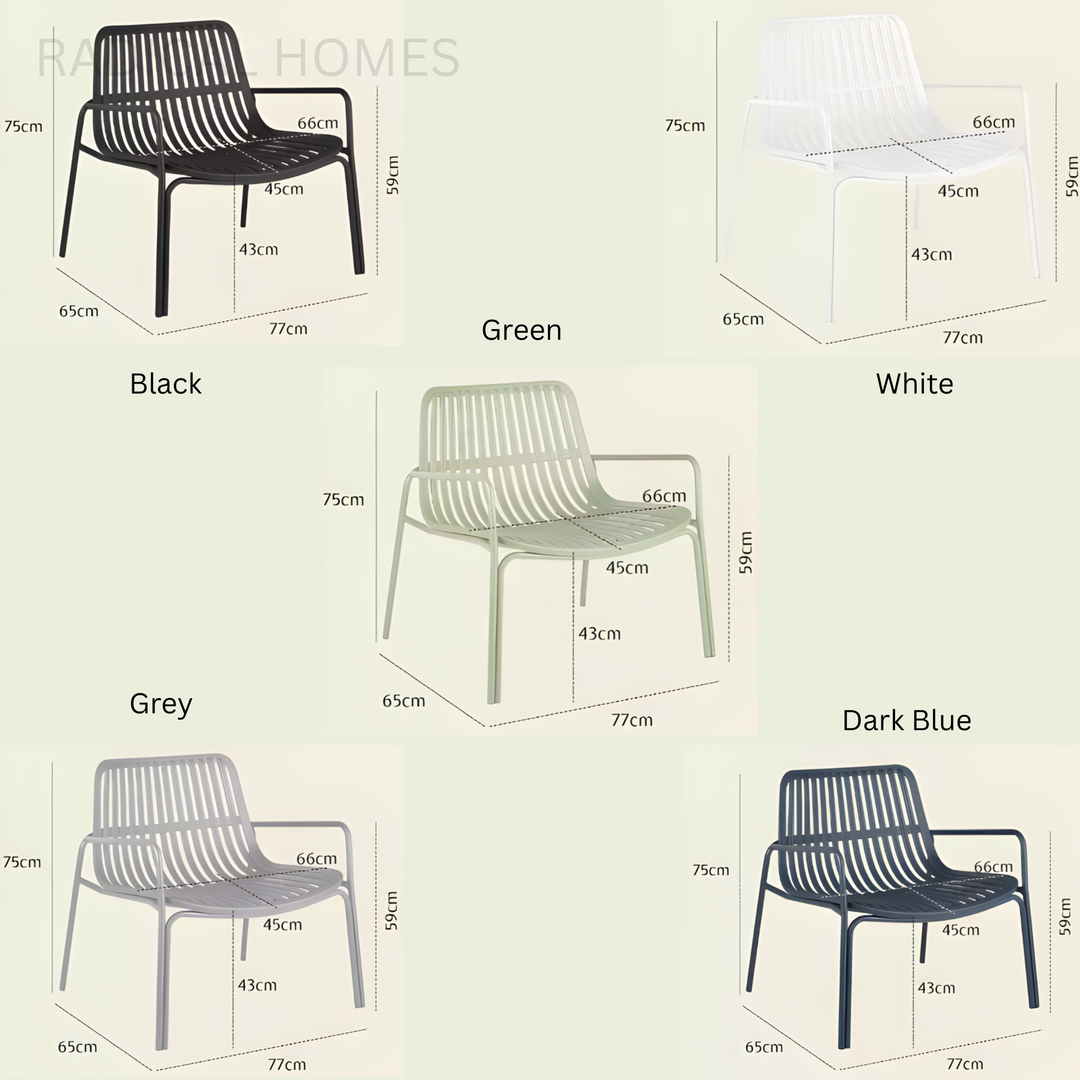 CALA Modern Outdoor Lounge Chair - Radical Homes Singapore