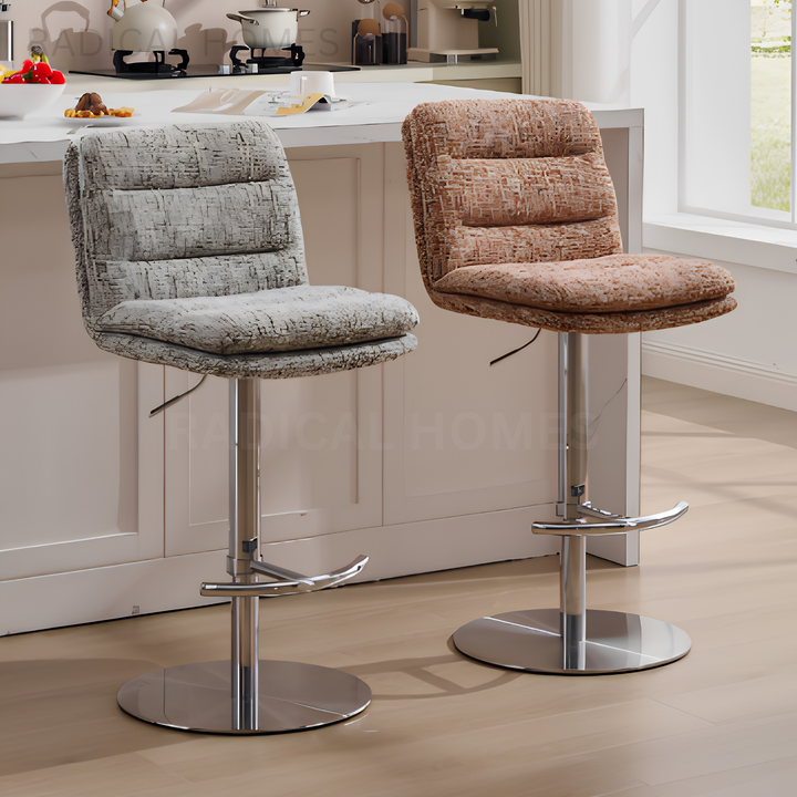 WINSEL Modern Fabric Bar Stool