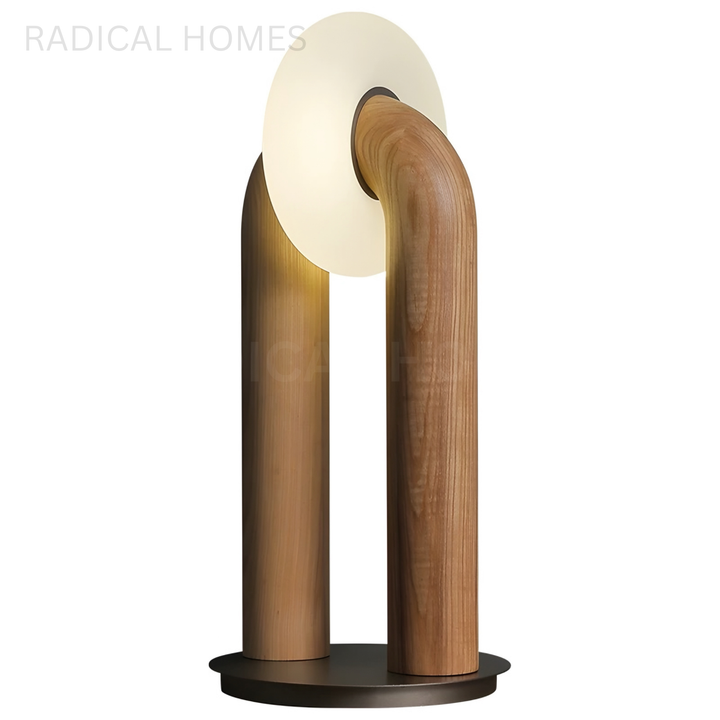 RINA Wabi Sabi Solid Wood Table Lamp