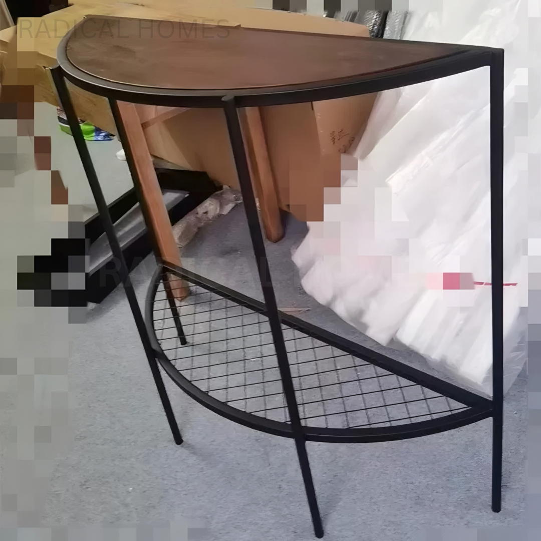 CENA Farmhouse Solid Wood Console Table