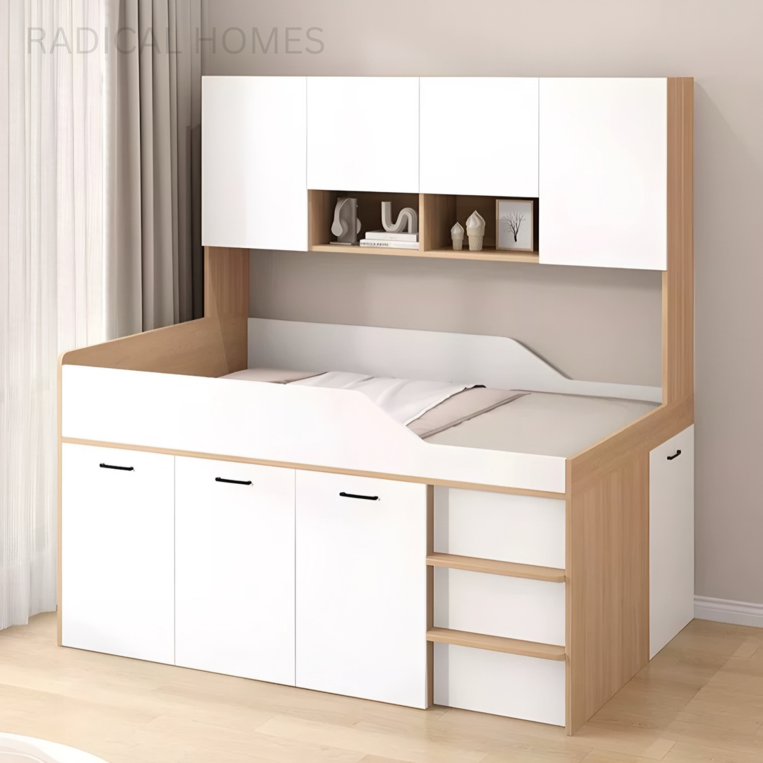VELCORA Modern Multipurpose Storage Bedframe - Radical Homes Singapore