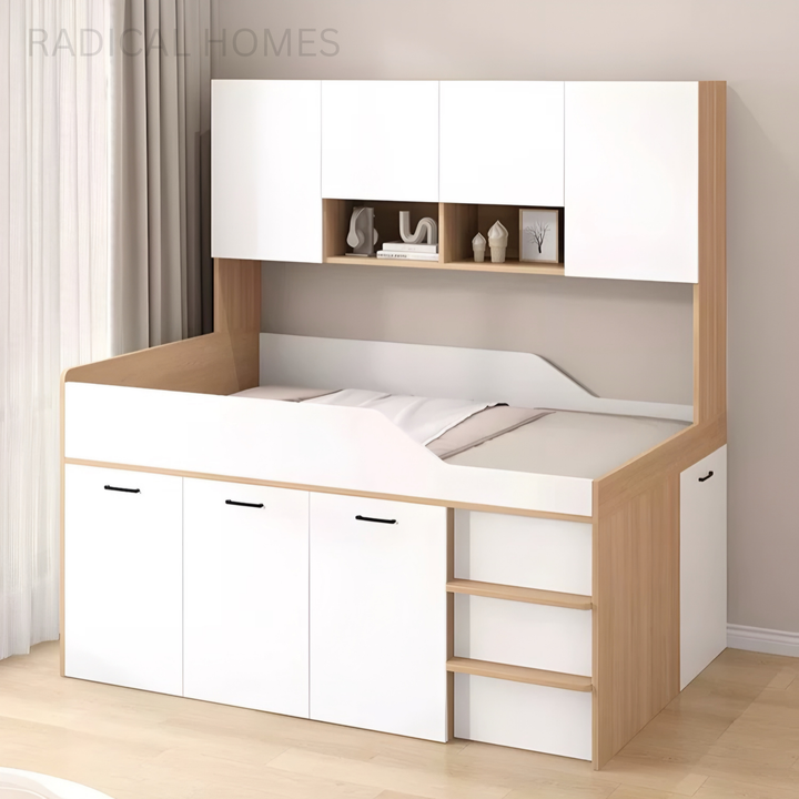 VELCORA Modern Multipurpose Storage Bedframe - Radical Homes Singapore