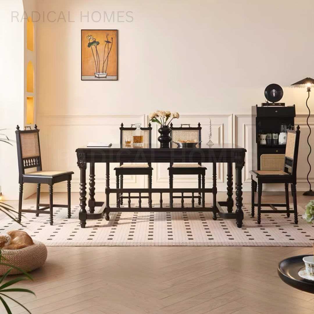 ALATRA Victorian Solid Wood Dining Table
