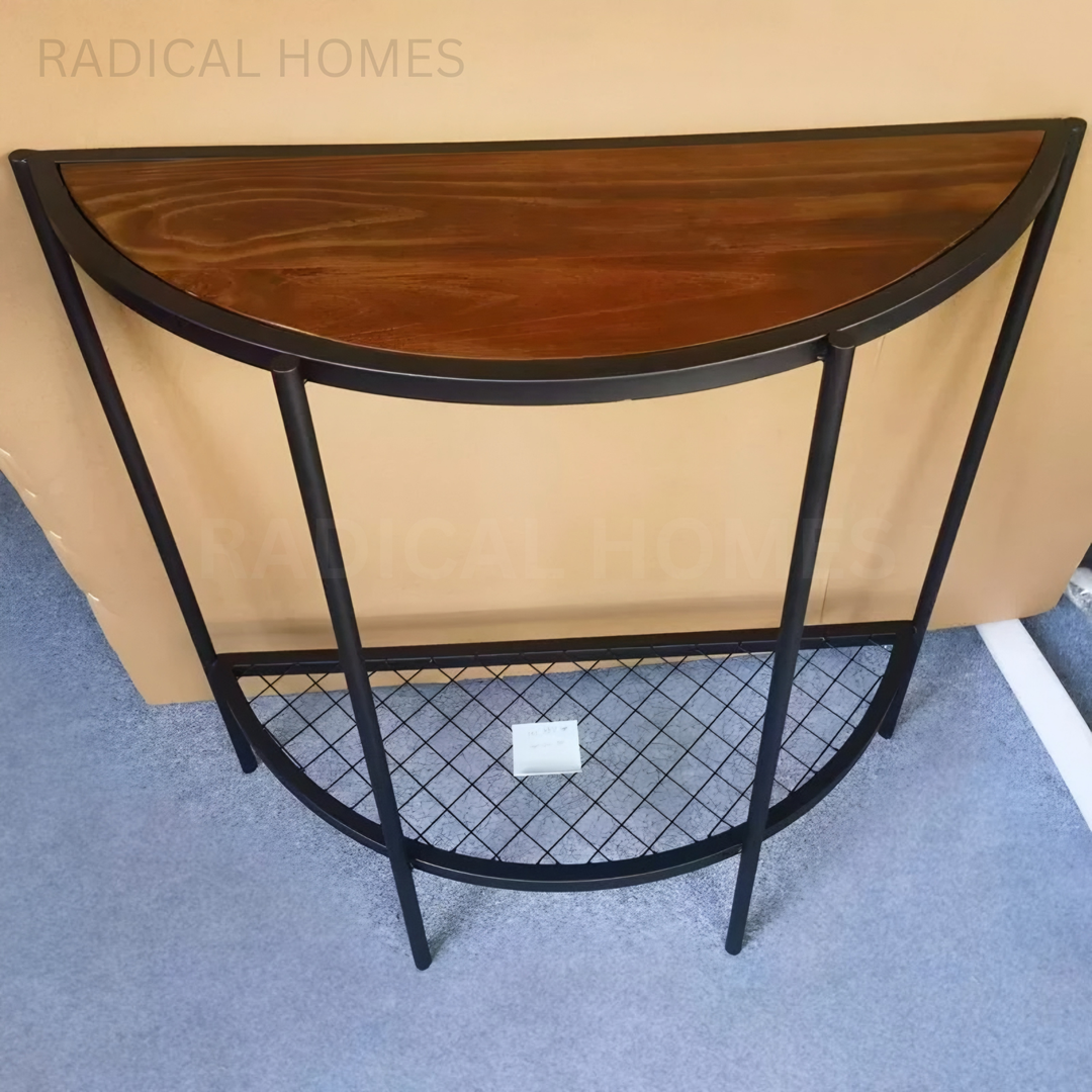CENA Farmhouse Solid Wood Console Table
