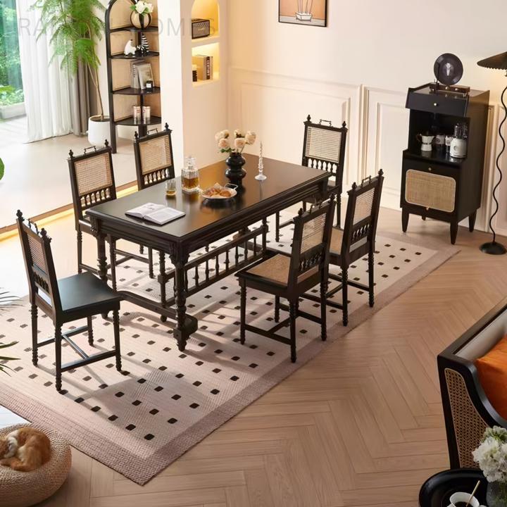 ALATRA Victorian Solid Wood Dining Table