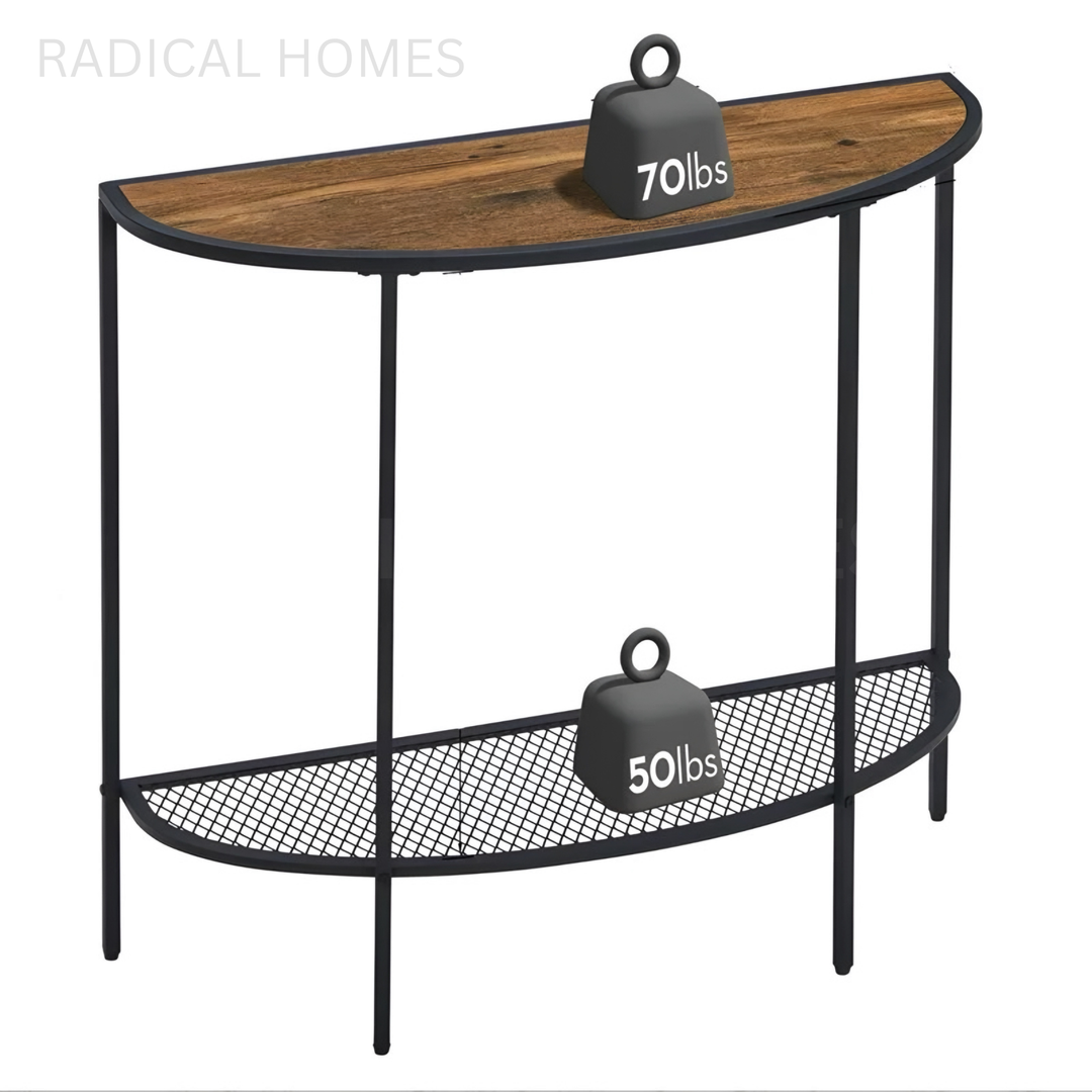 CENA Farmhouse Solid Wood Console Table