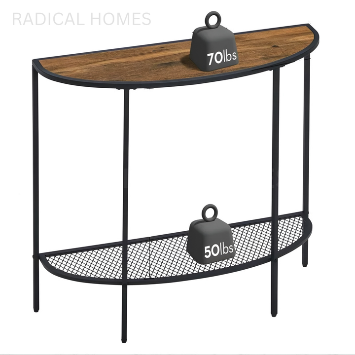 CENA Farmhouse Solid Wood Console Table