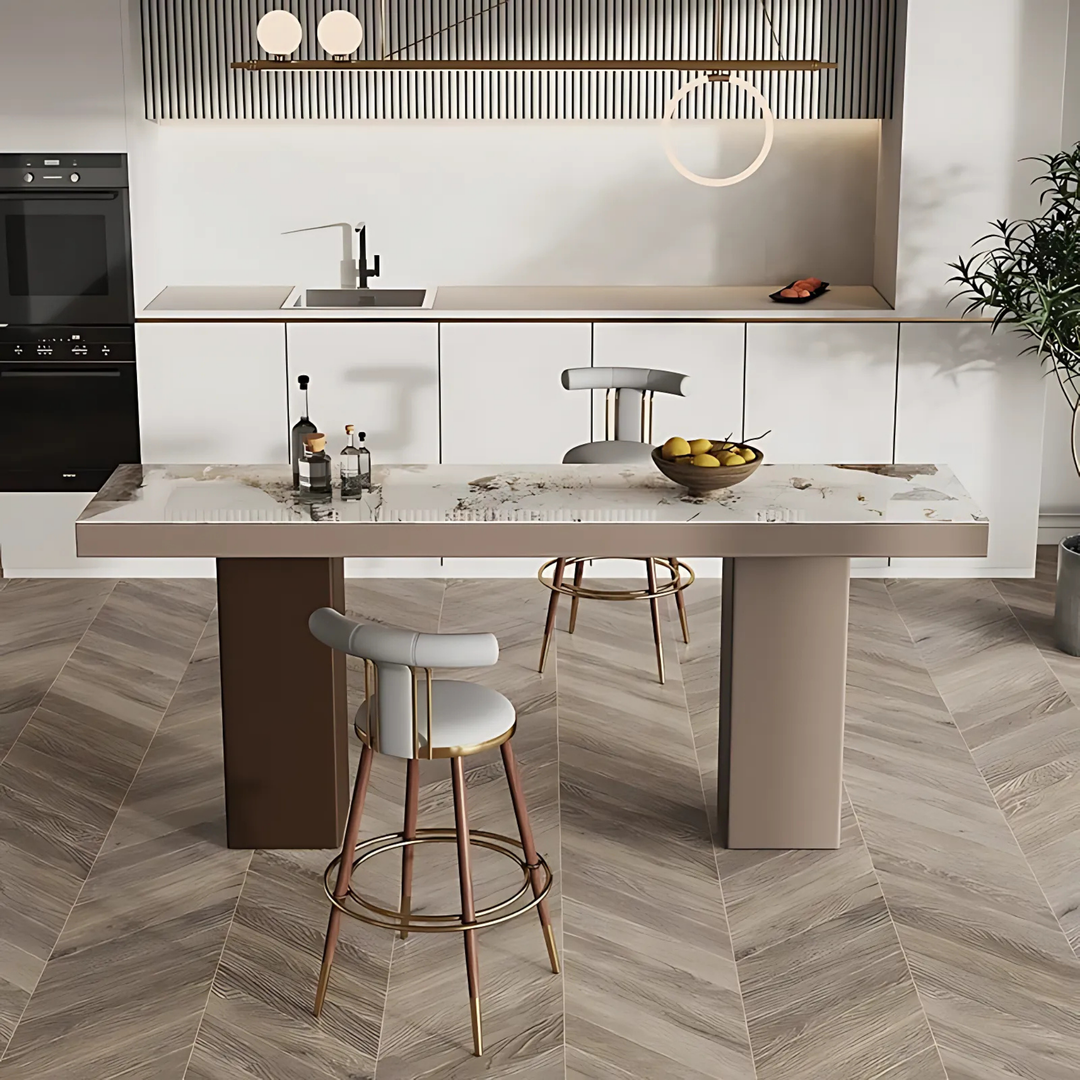 VARENA Modern Sintered Stone Bar Table