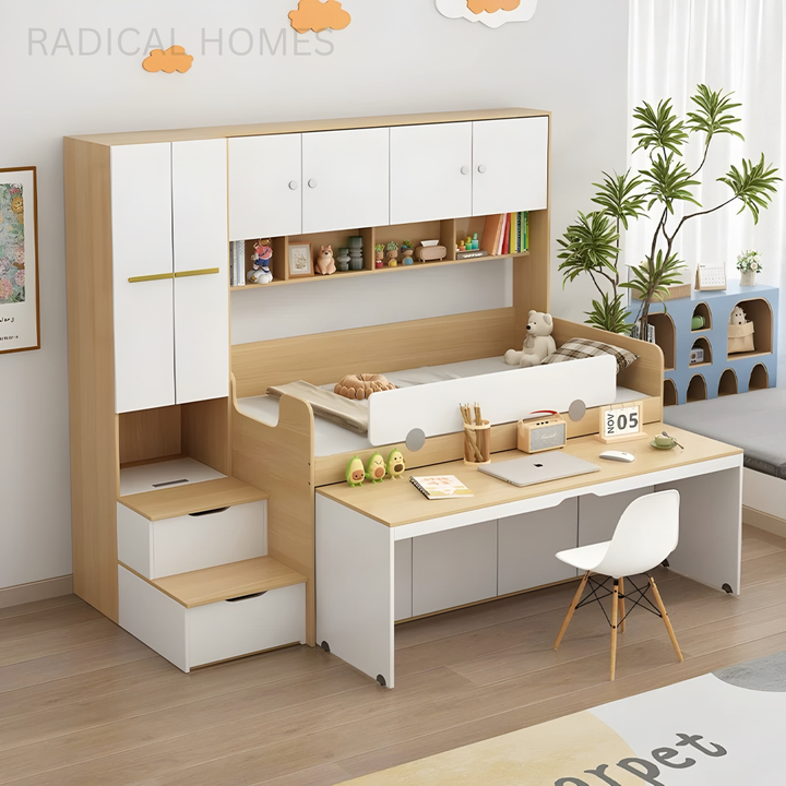 ARVION Modern Multipurpose Storage Bedframe - Radical Homes Singapore