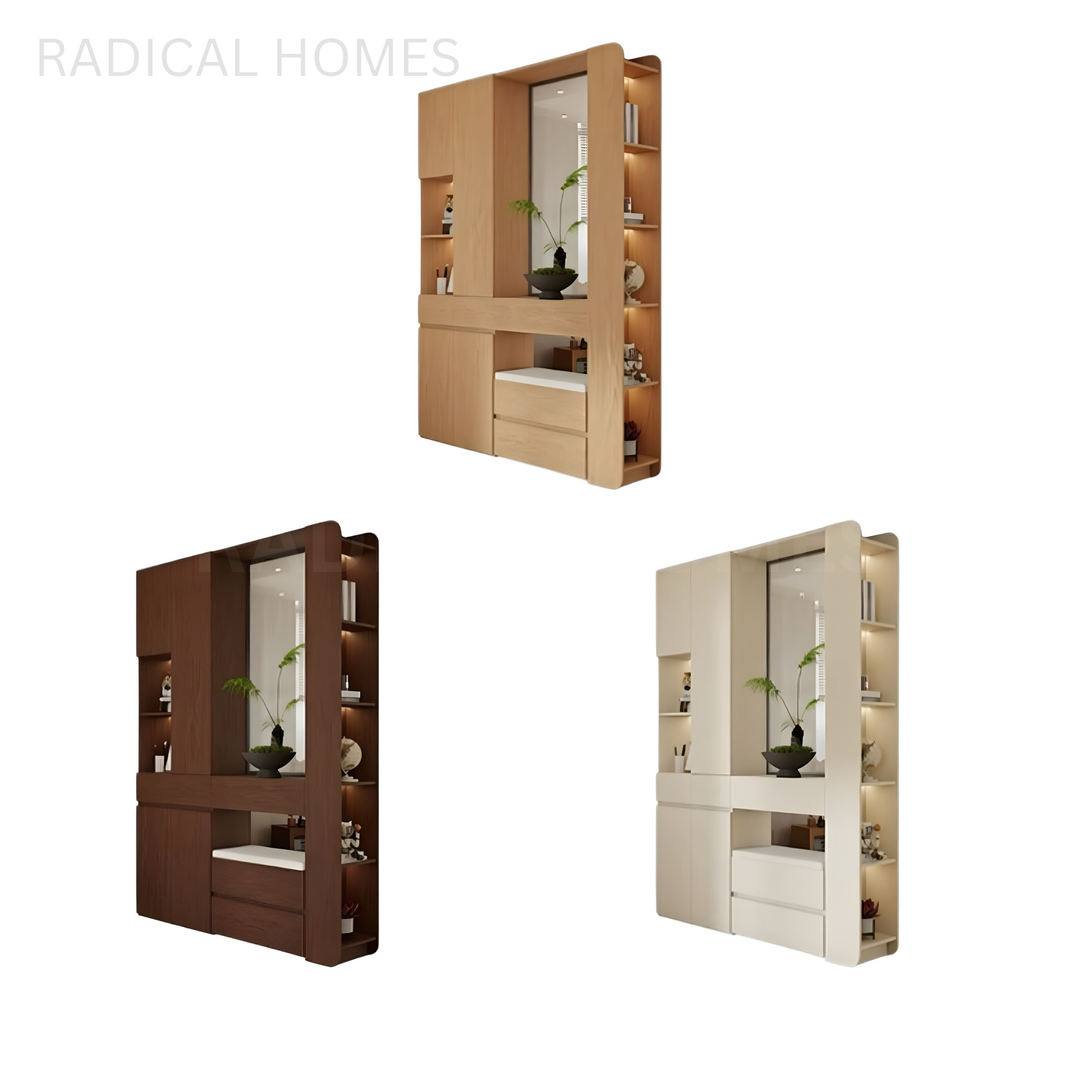 MARDIE Modern Shoe Cabinet With Console Table