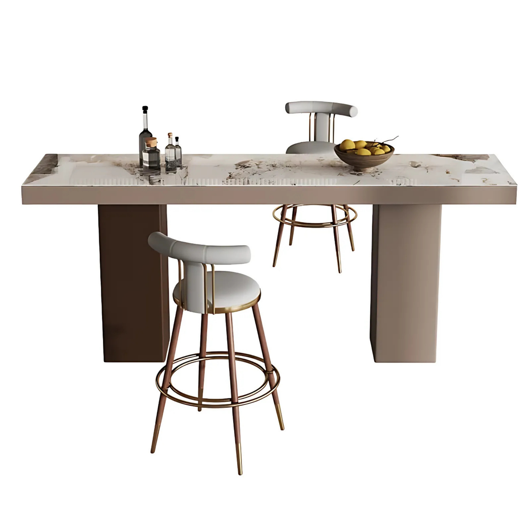 VARENA Modern Sintered Stone Bar Table