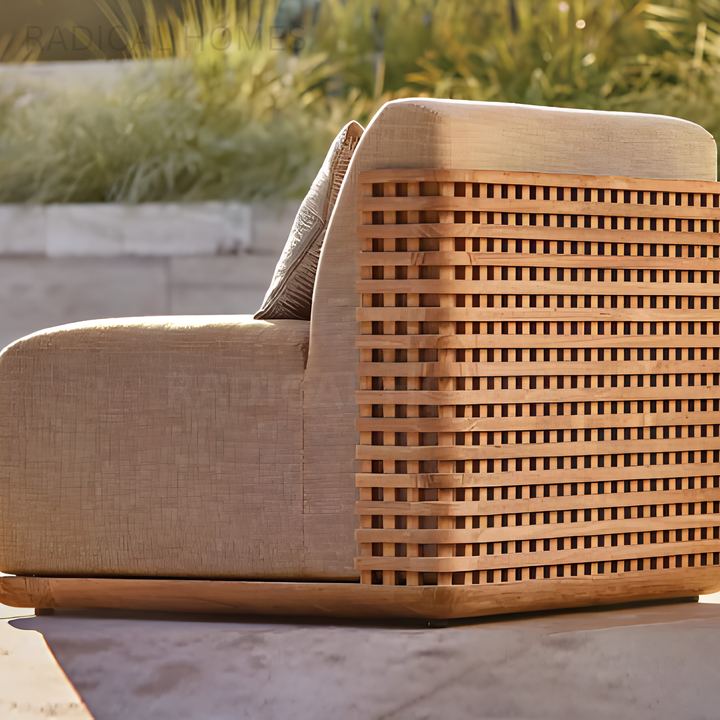 PIEZO Modern Teak Outdoor Sofa