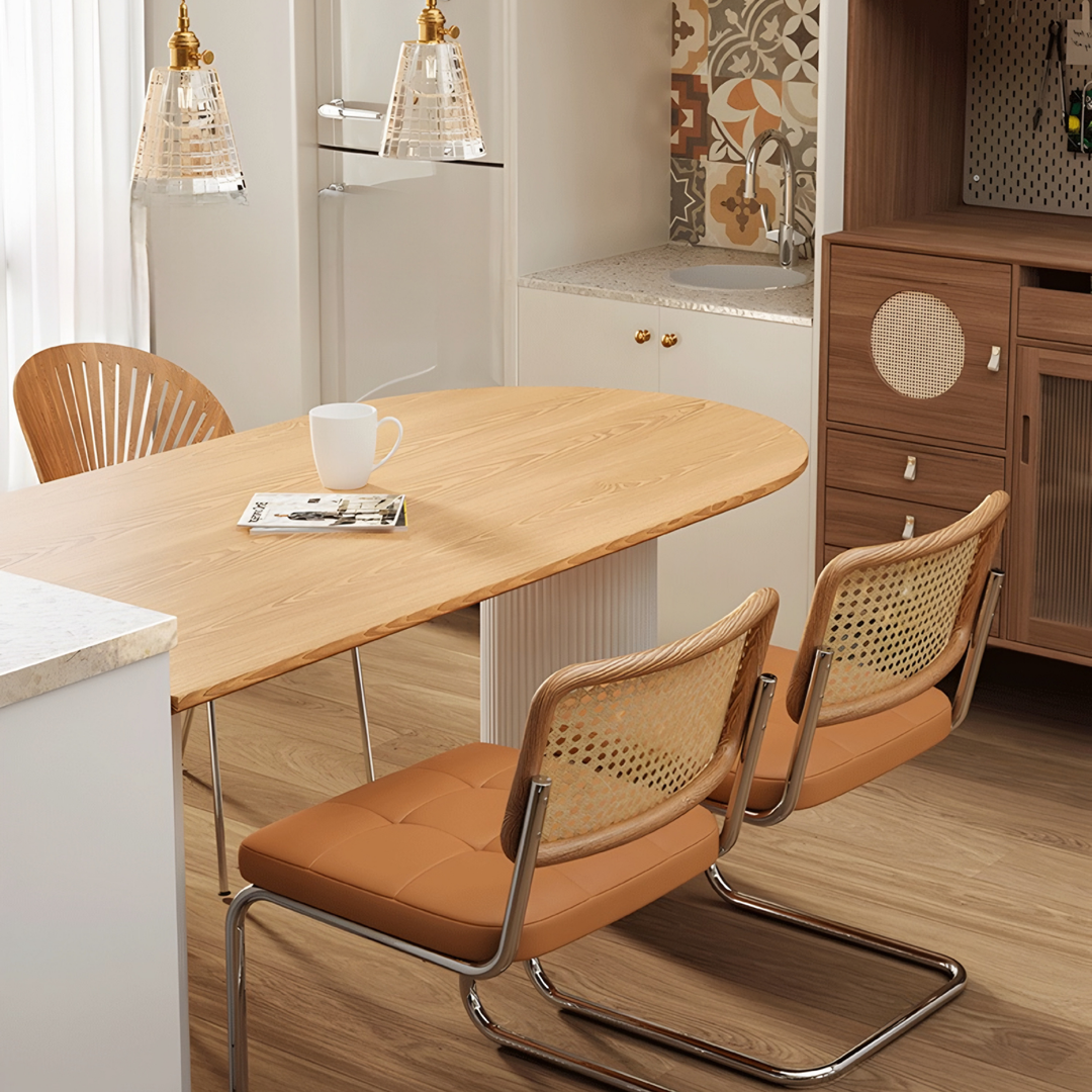 JOPHO Japandi Solid Wood Dining Table