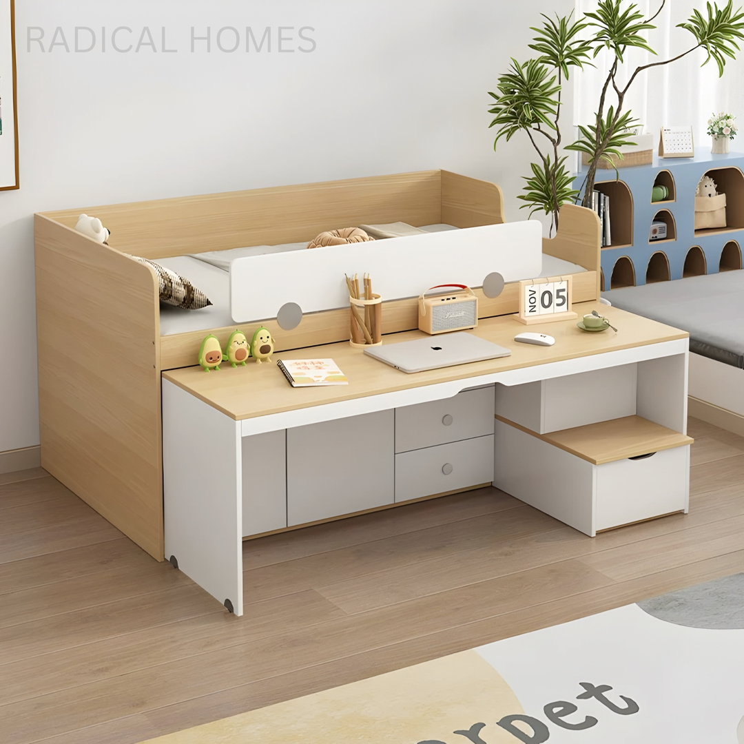ARVION Modern Multipurpose Storage Bedframe