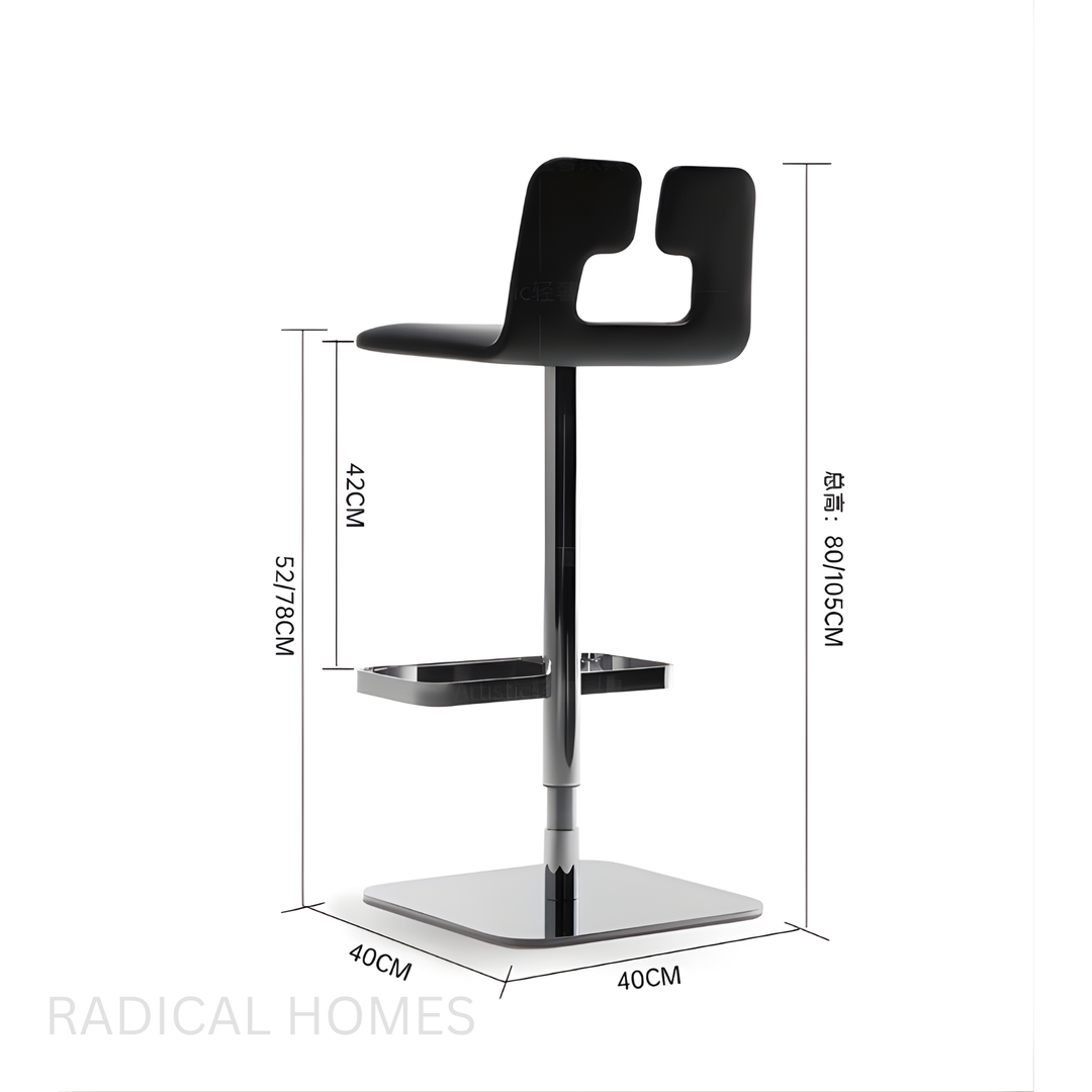 ARTYLIS Modern Leather Bar Stool