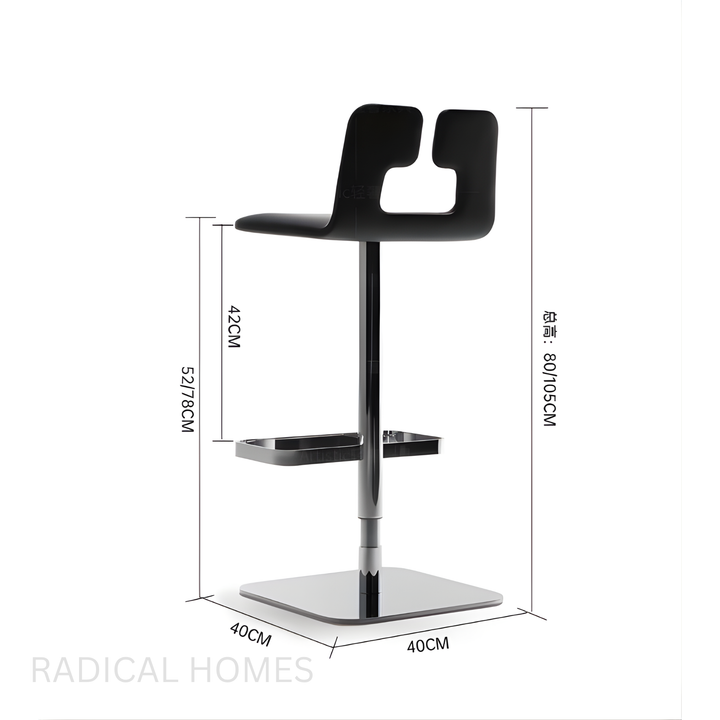 ARTYLIS Modern Leather Bar Stool