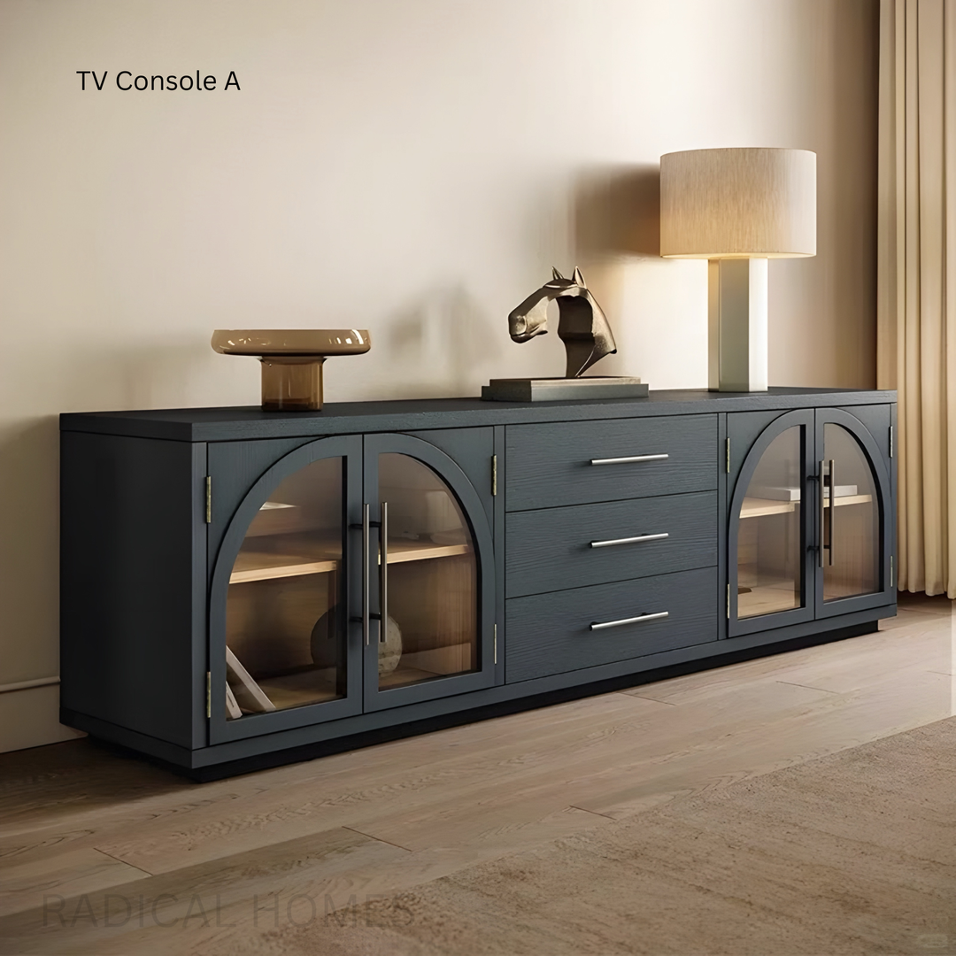 VARELLE Vintage Solid Wood TV Console