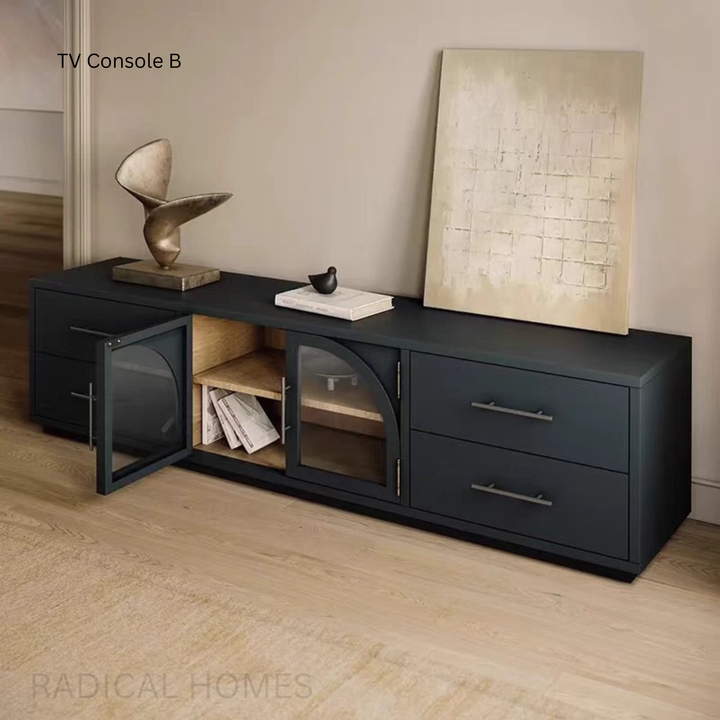 VARELLE Vintage Solid Wood TV Console