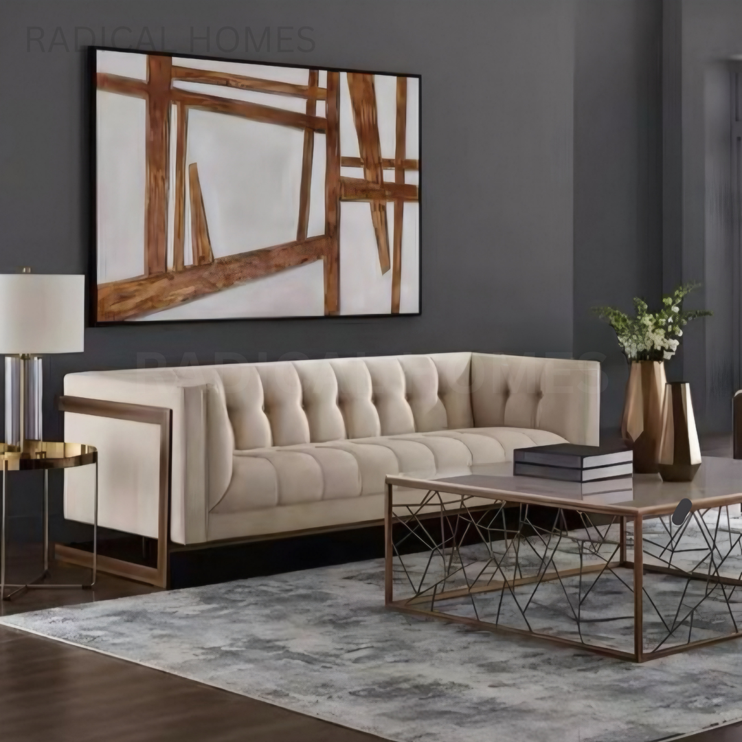 FISSUE Victorian Velvet Sofa - Radical Homes Singapore