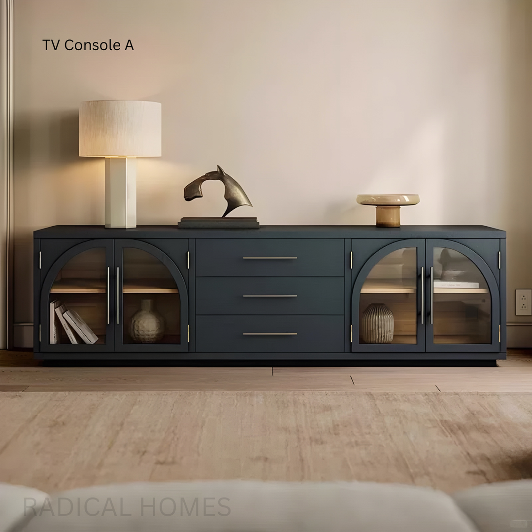 VARELLE Vintage Solid Wood TV Console